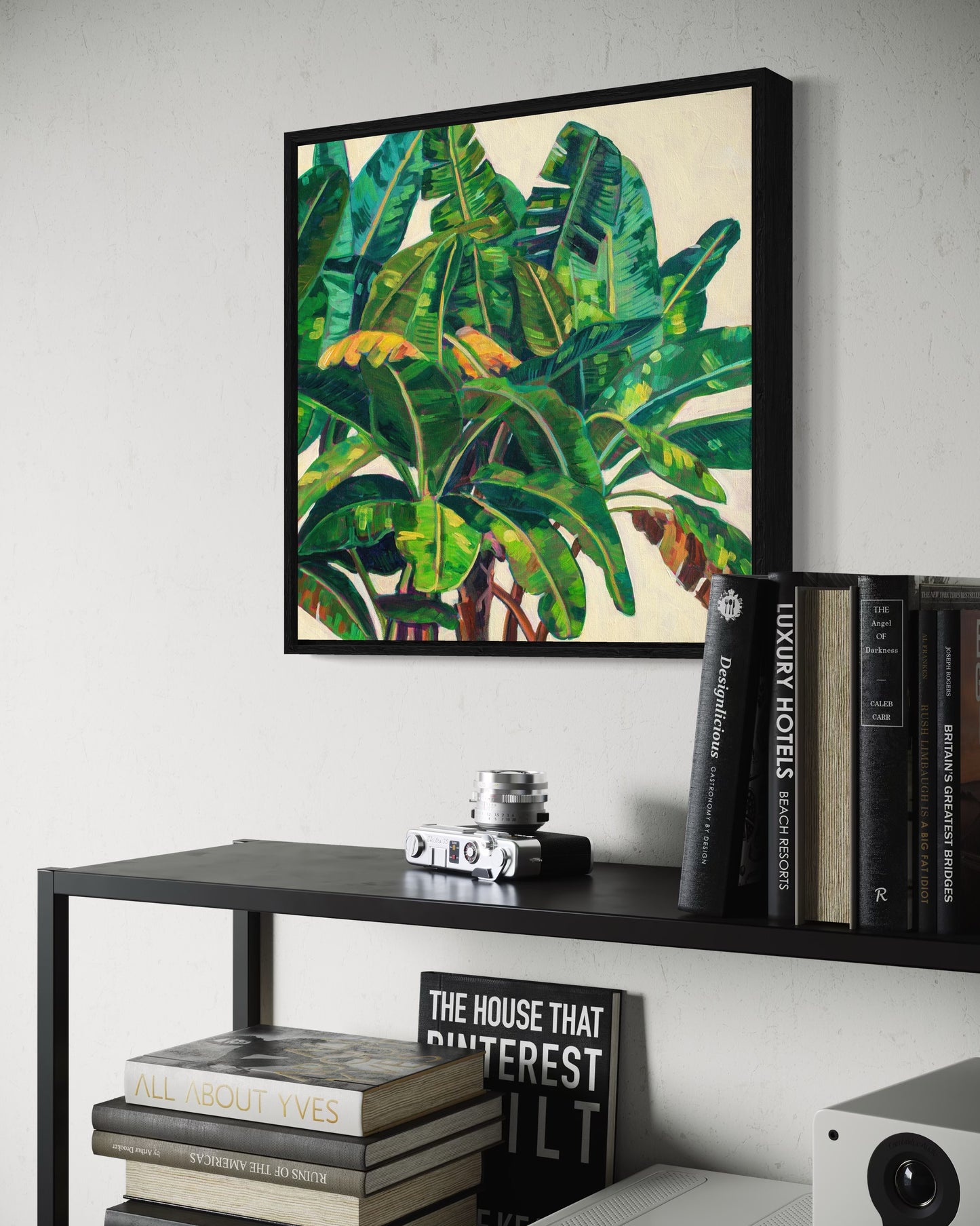 Palm detail #11 (Banana tree) original painting