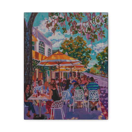 Lunch on Park Ave, Winter Park—Matte Canvas, Stretched, 1.25"