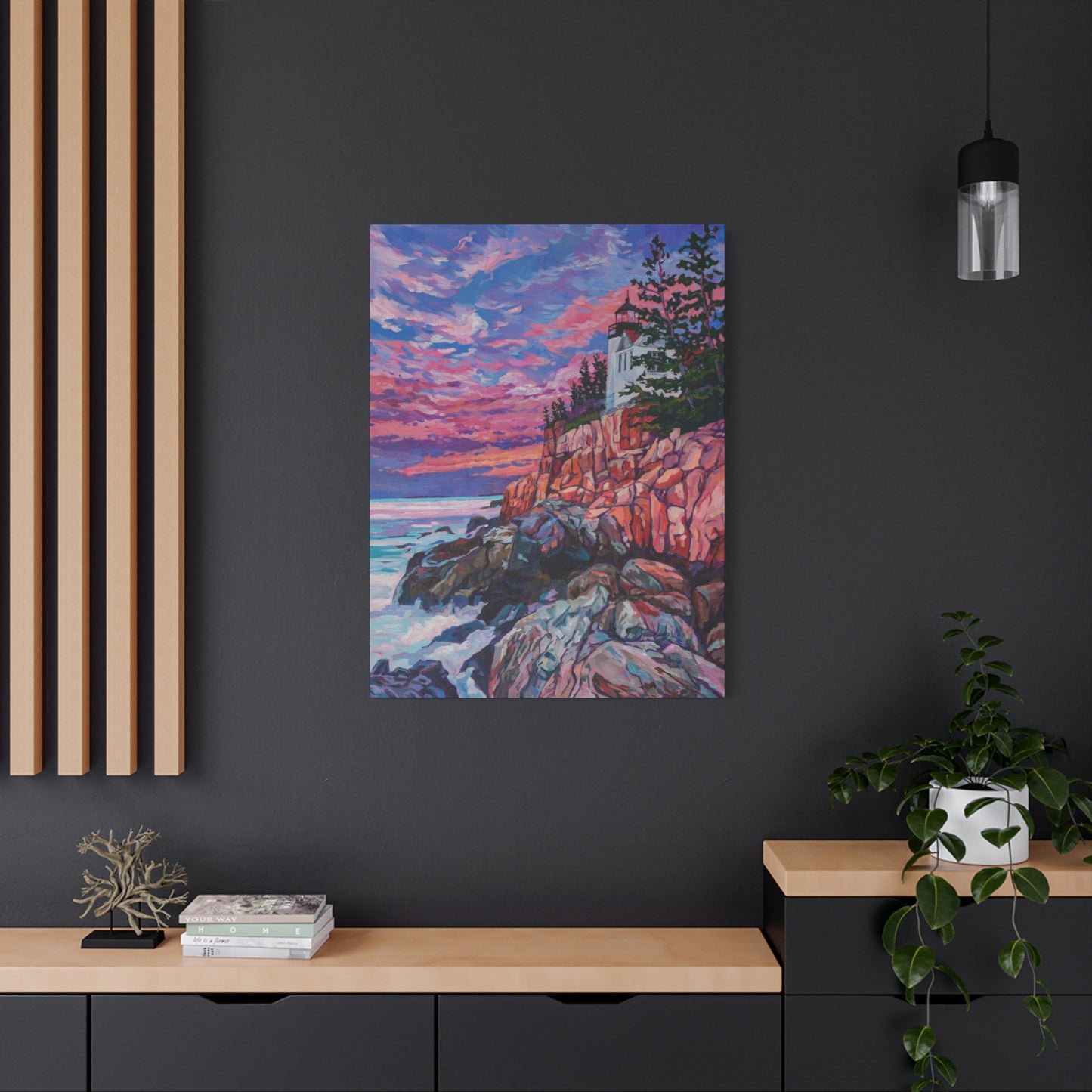 Bass Harbor Lighthouse Acadia—Matte Canvas, Stretched, 1.25"