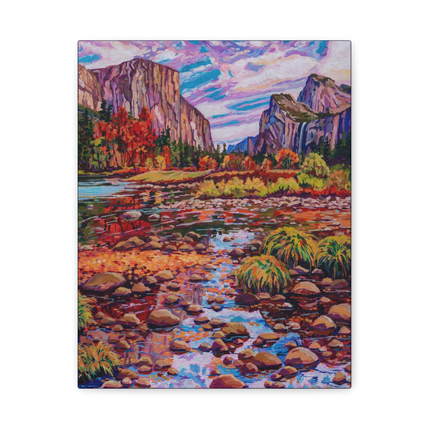Yosemite Valley in Autumn—Matte Canvas, Stretched, 1.25"