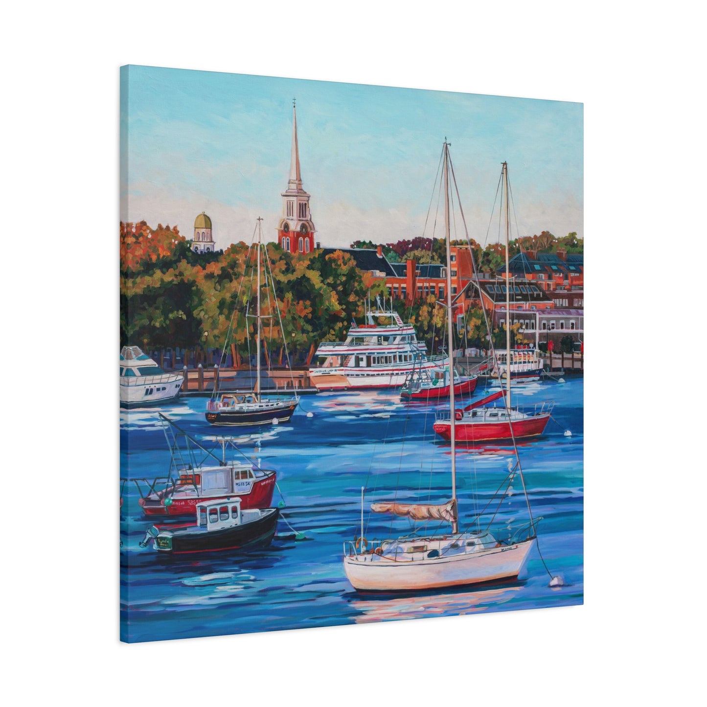Newburyport Harbor —Matte Canvas, Stretched, 1.25"