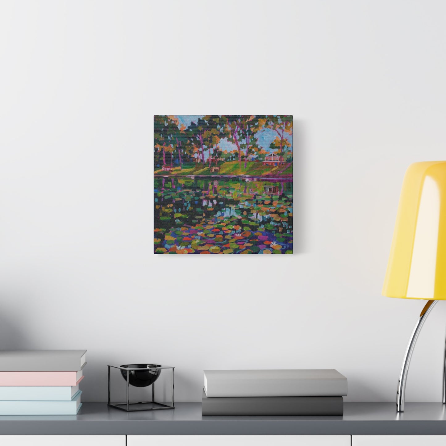Lily pads on Pine Hill Lake—Matte Canvas, Stretched, 1.25"