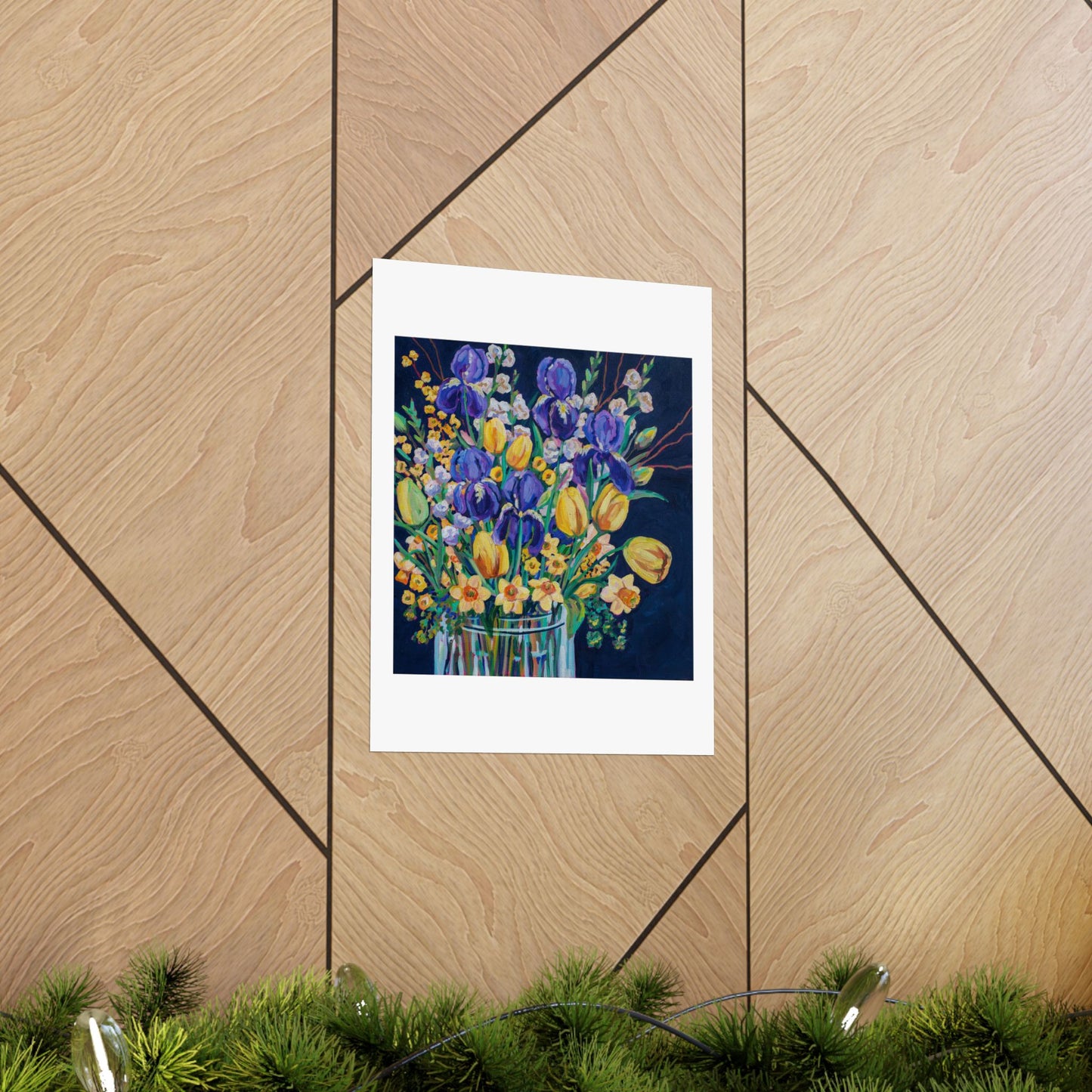Spring Blooms Still life.— Matte Paper Poster Reproduction