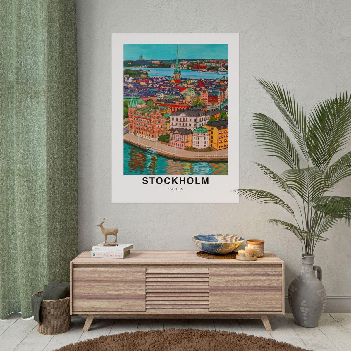 Postcards from Europe- Stockholm: Travel Posters Souvenirs