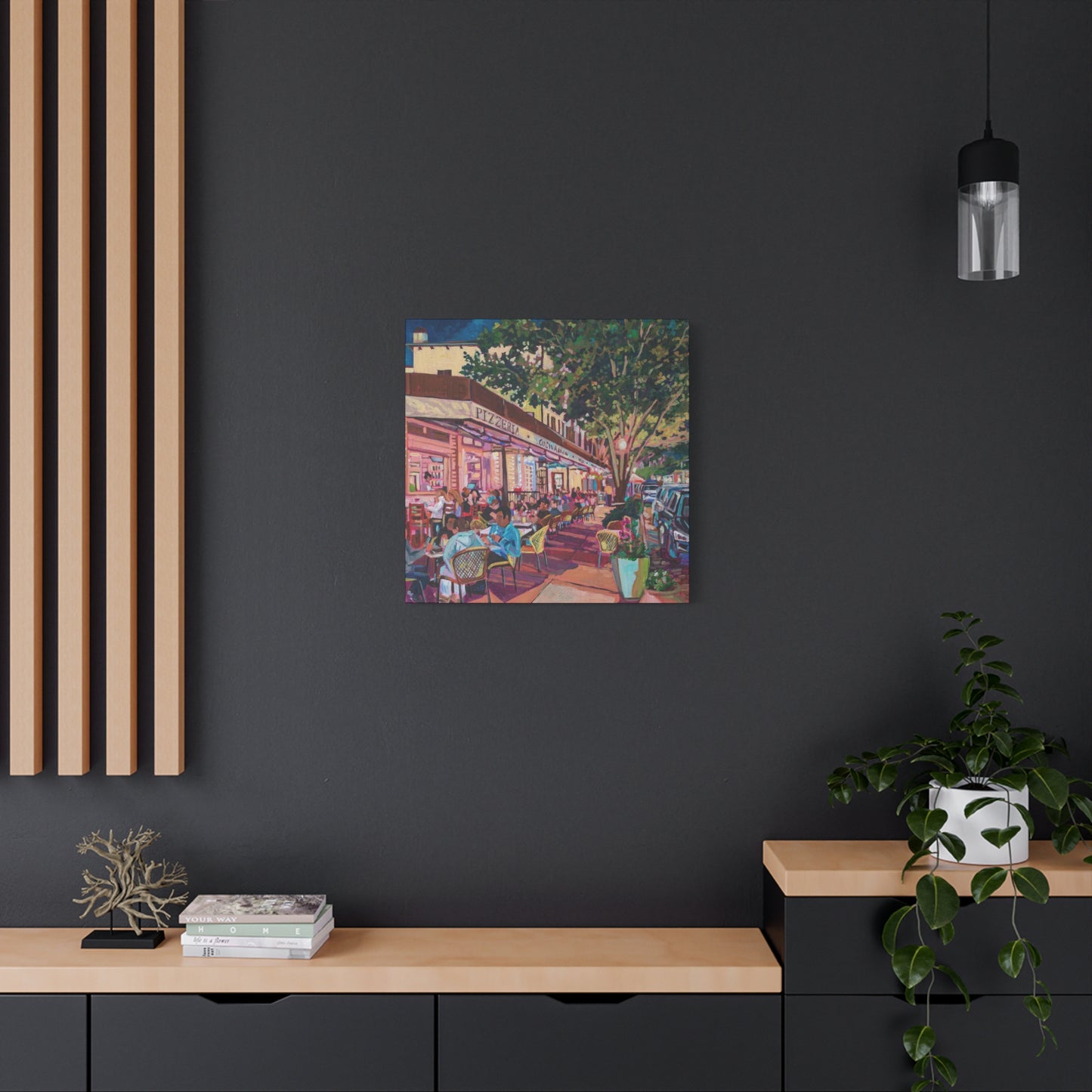 Winter Park Nightlife 7—Matte Canvas, Stretched, 1.25"