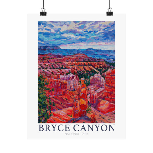 NP-3 | Bryce Canyon National Park fine art print, Southwest, Utah outdoor adventure lover, souvenir poster, artist Heather Nagy
