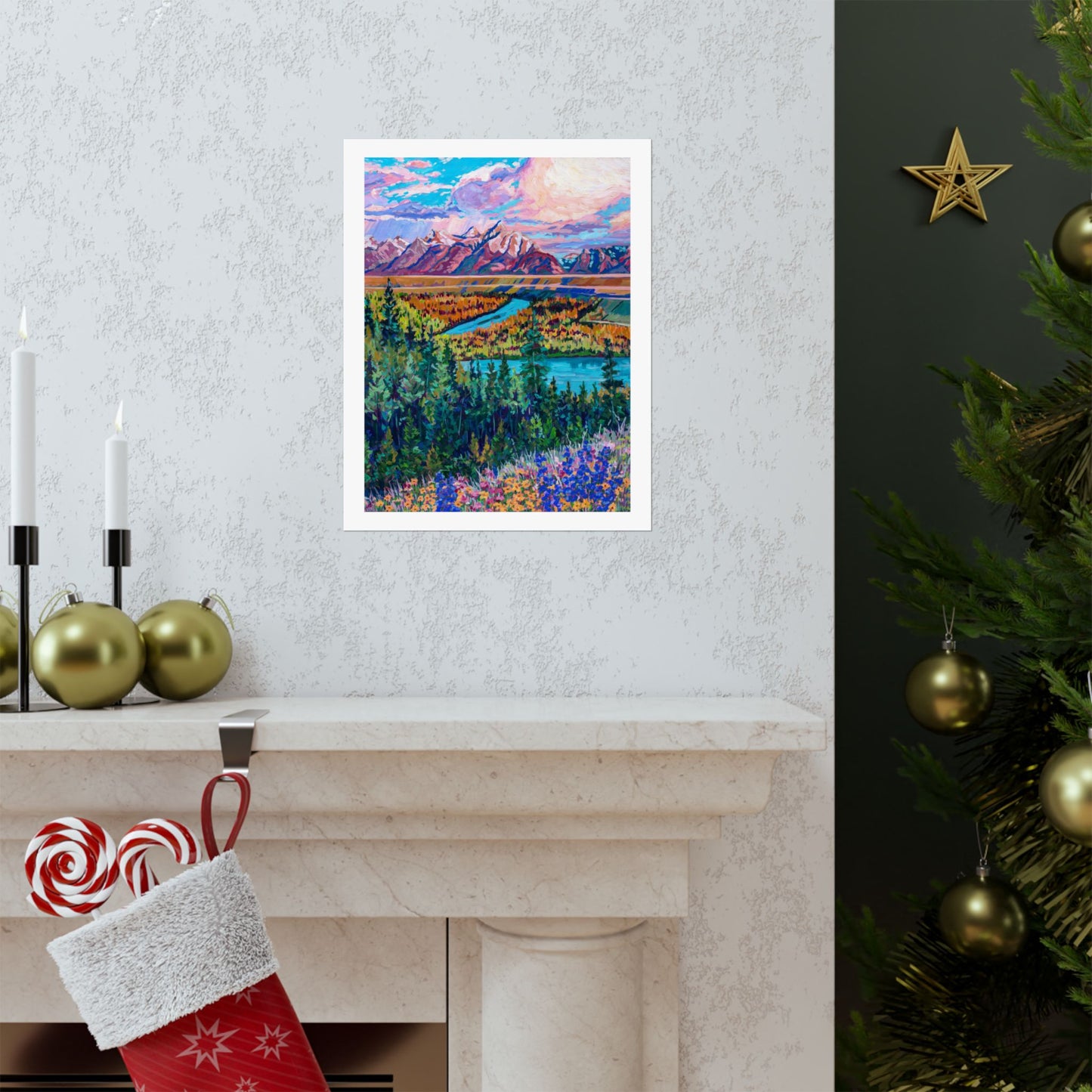 Snake River overlook Grand Teton National Park— Fine Art Matte Paper Reproduction