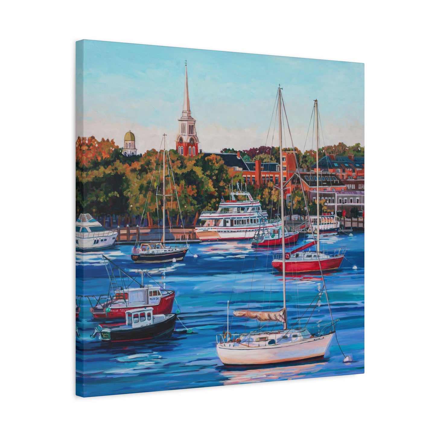 Newburyport Harbor —Matte Canvas, Stretched, 1.25"