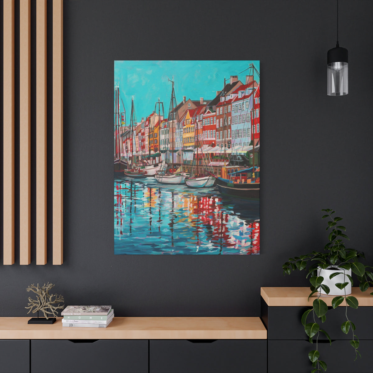 Postcards from Europe: Copenhagen —Matte Canvas, Stretched, 1.25"