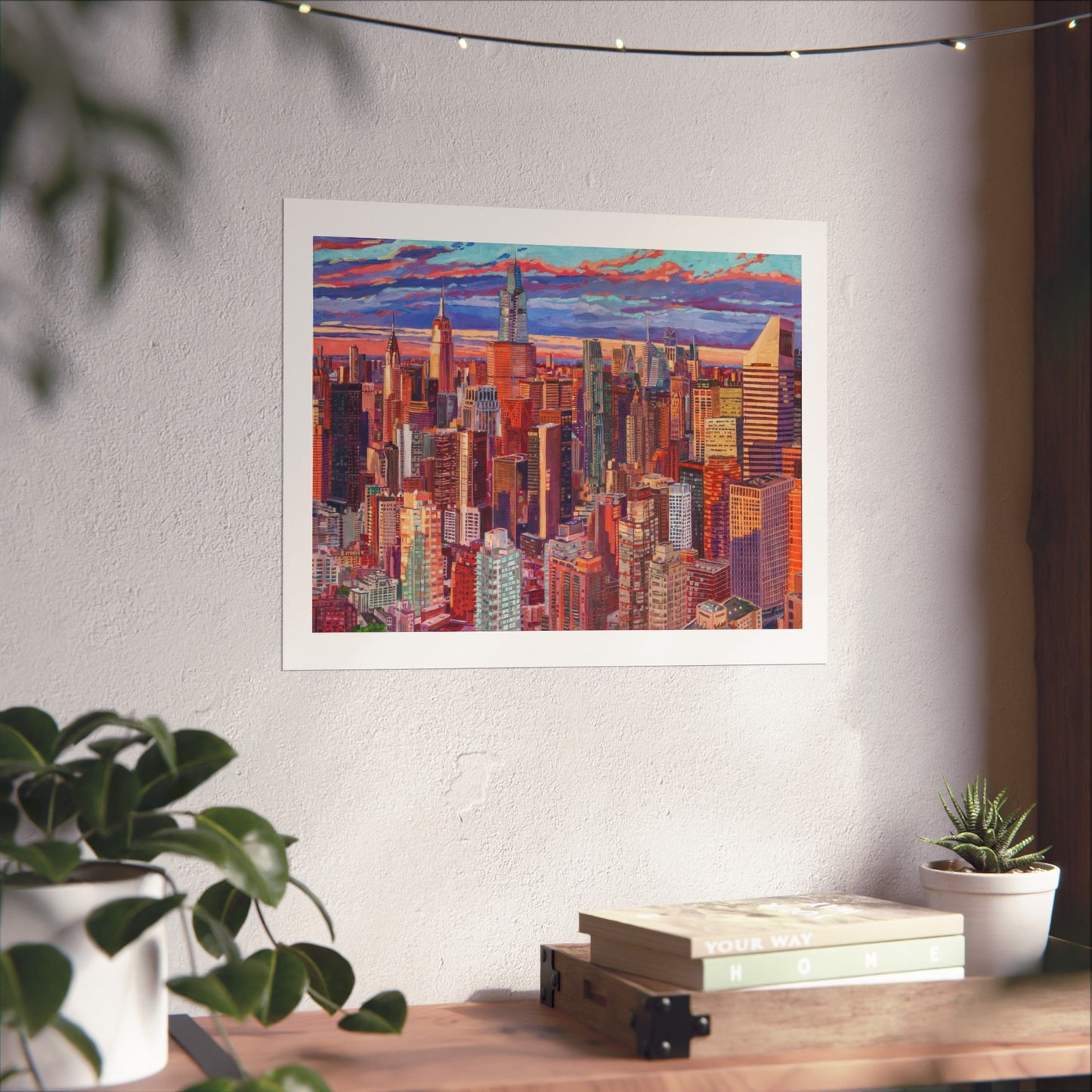 Midtown Manhattan Sunrise- right panel—Matte Horizontal Posters