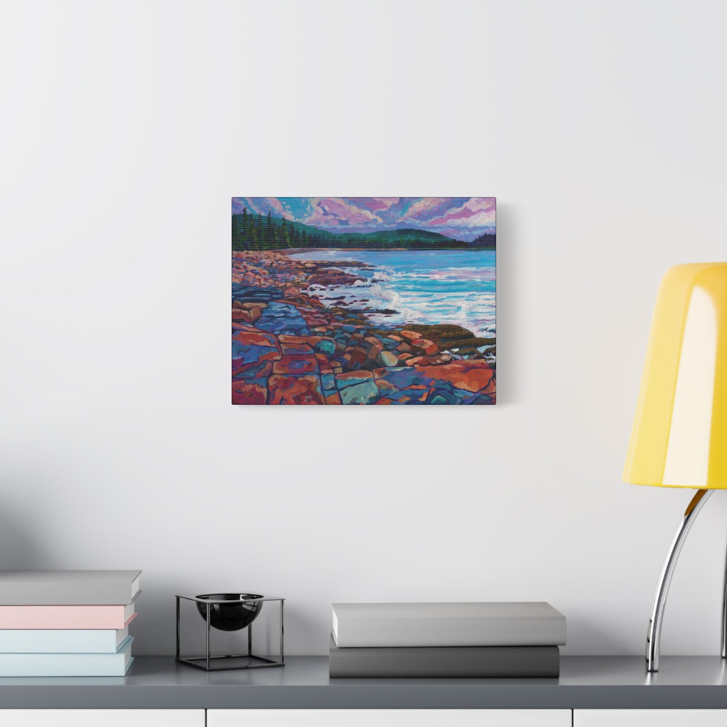 Incoming Tide on Schoodic Acadia—Matte Canvas, Stretched, 1.25"