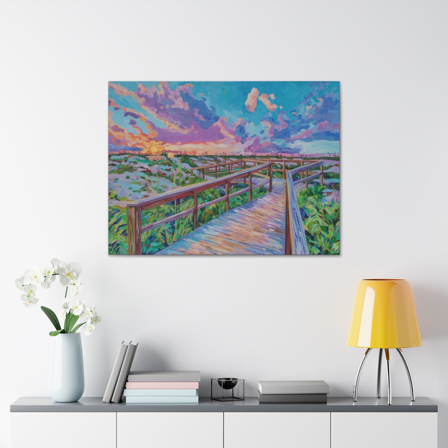 St Augustine Sunrise— Gallery Wrapped Canvas Reproduction