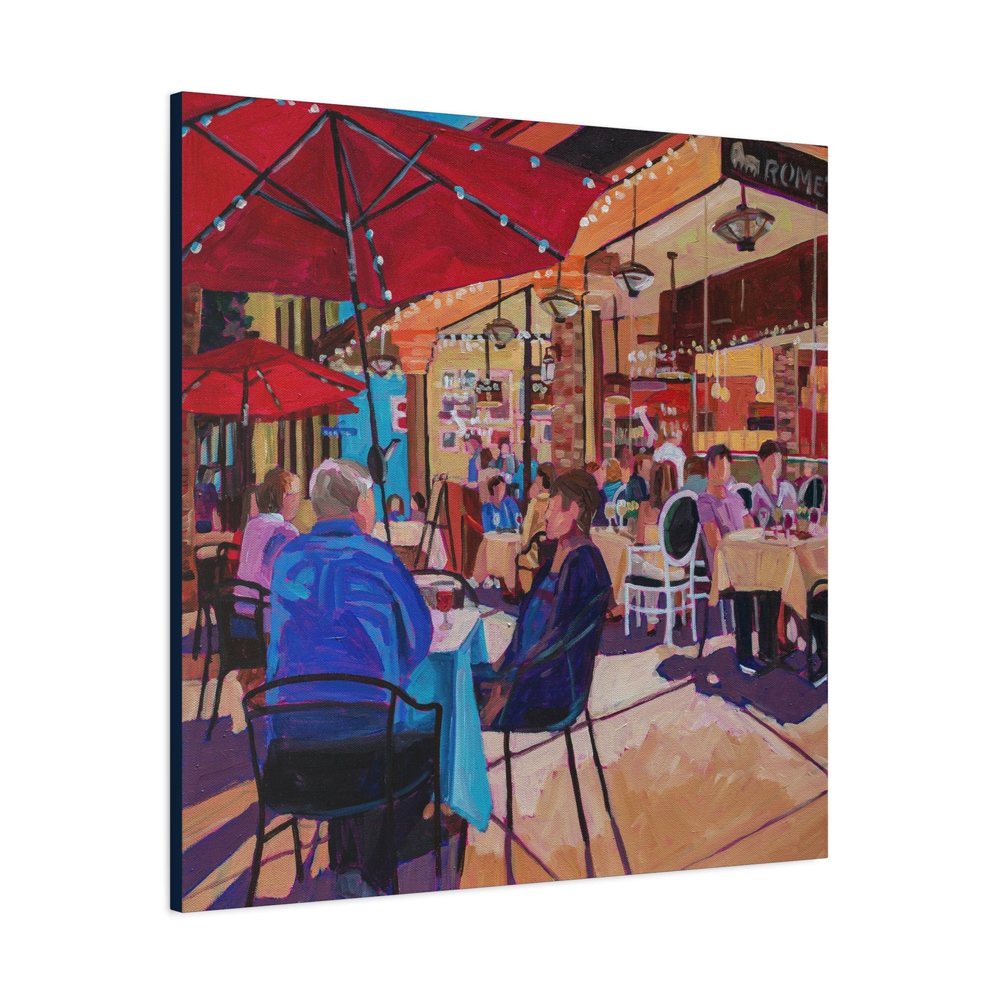 Winter Park Nightlife 5—Matte Canvas, Stretched, 1.25"