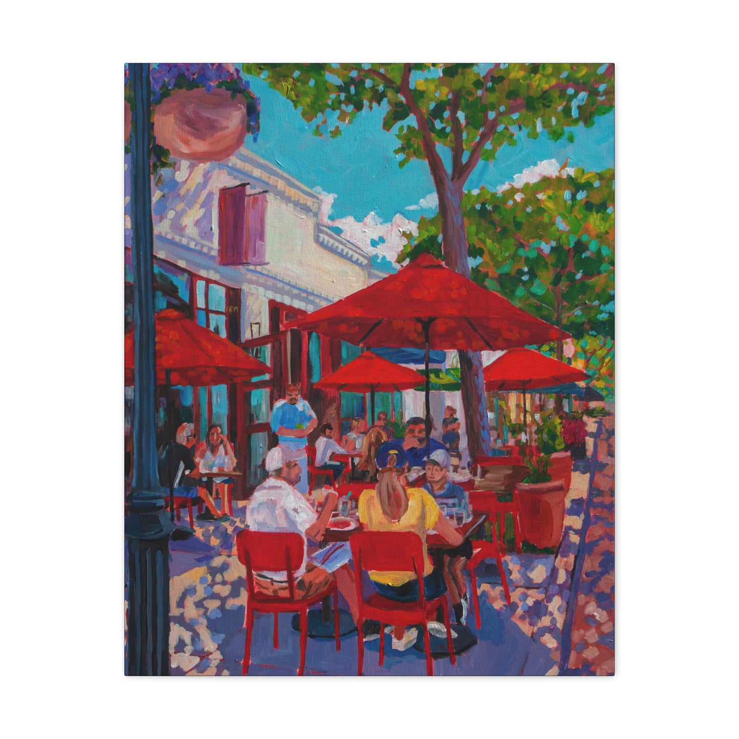 Lunch at Prato—Matte Canvas, Stretched, 1.25"