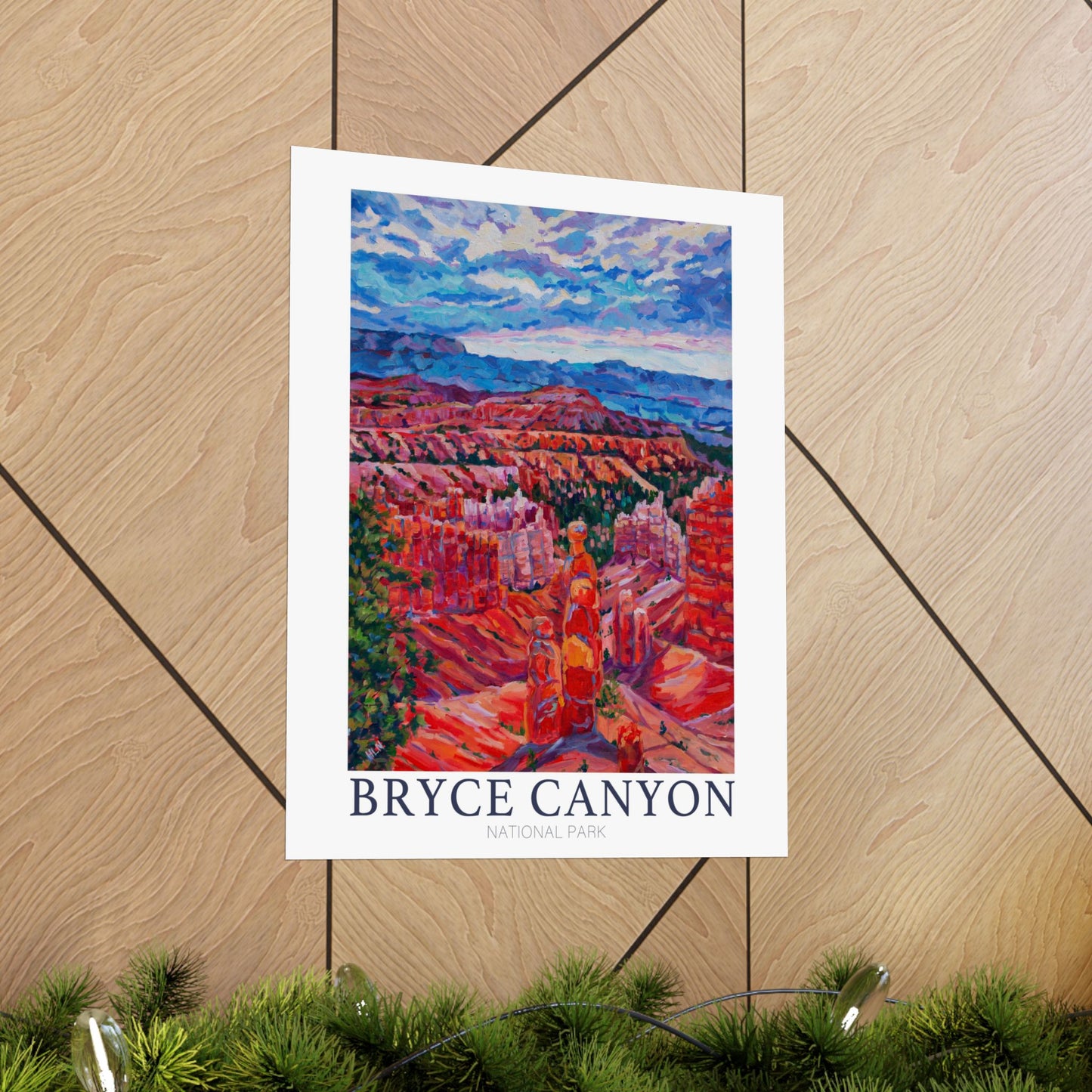 NP-3 | Bryce Canyon National Park fine art print, Southwest, Utah outdoor adventure lover, souvenir poster, artist Heather Nagy