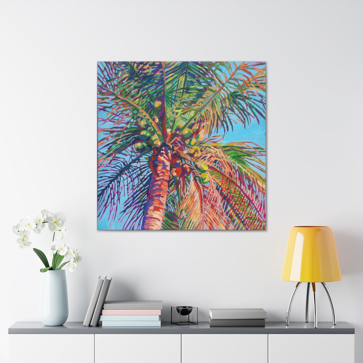Palm detail #8— Gallery Wrapped Canvas Reproduction