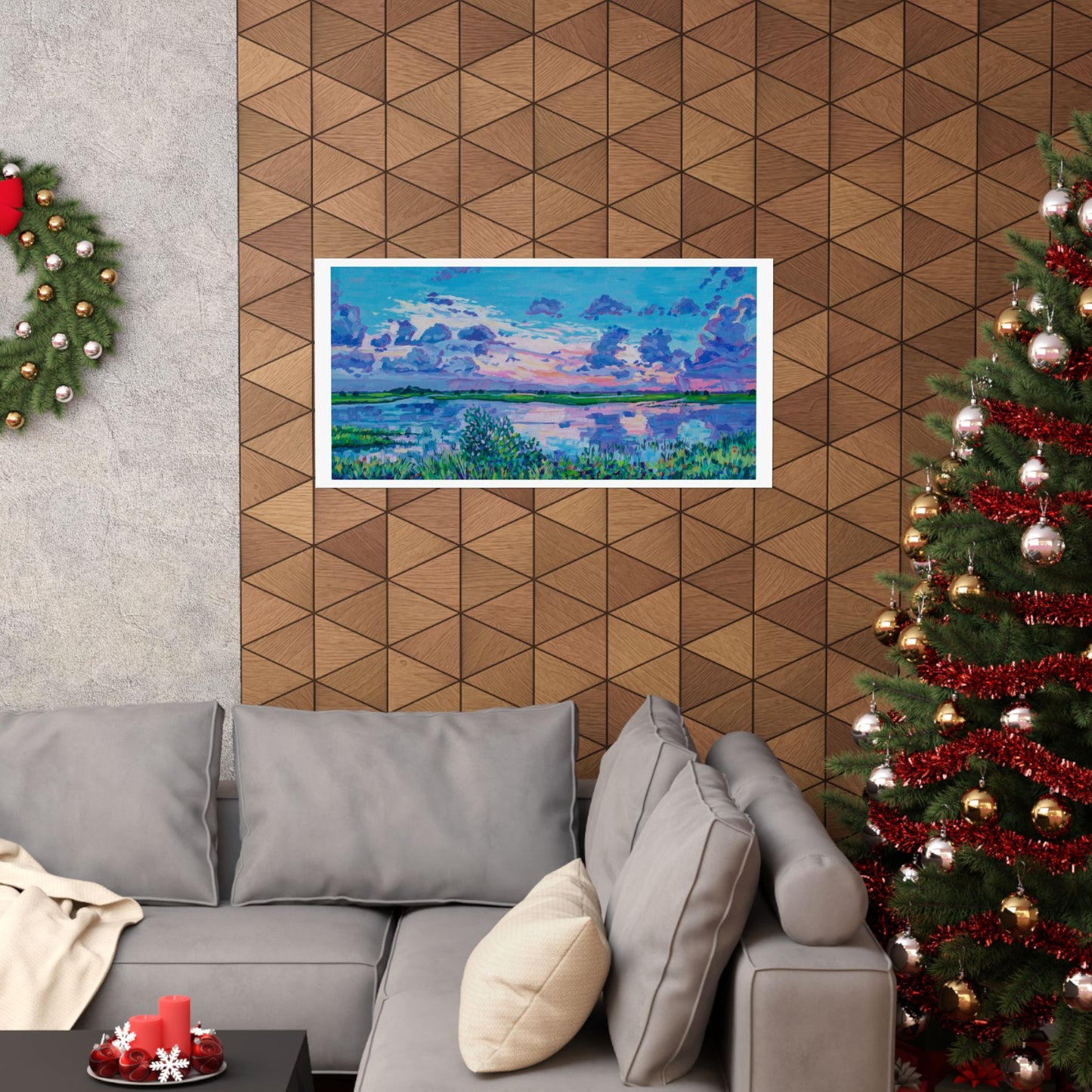 St Augustine Sunset —Matte Horizontal Poster Reproduction