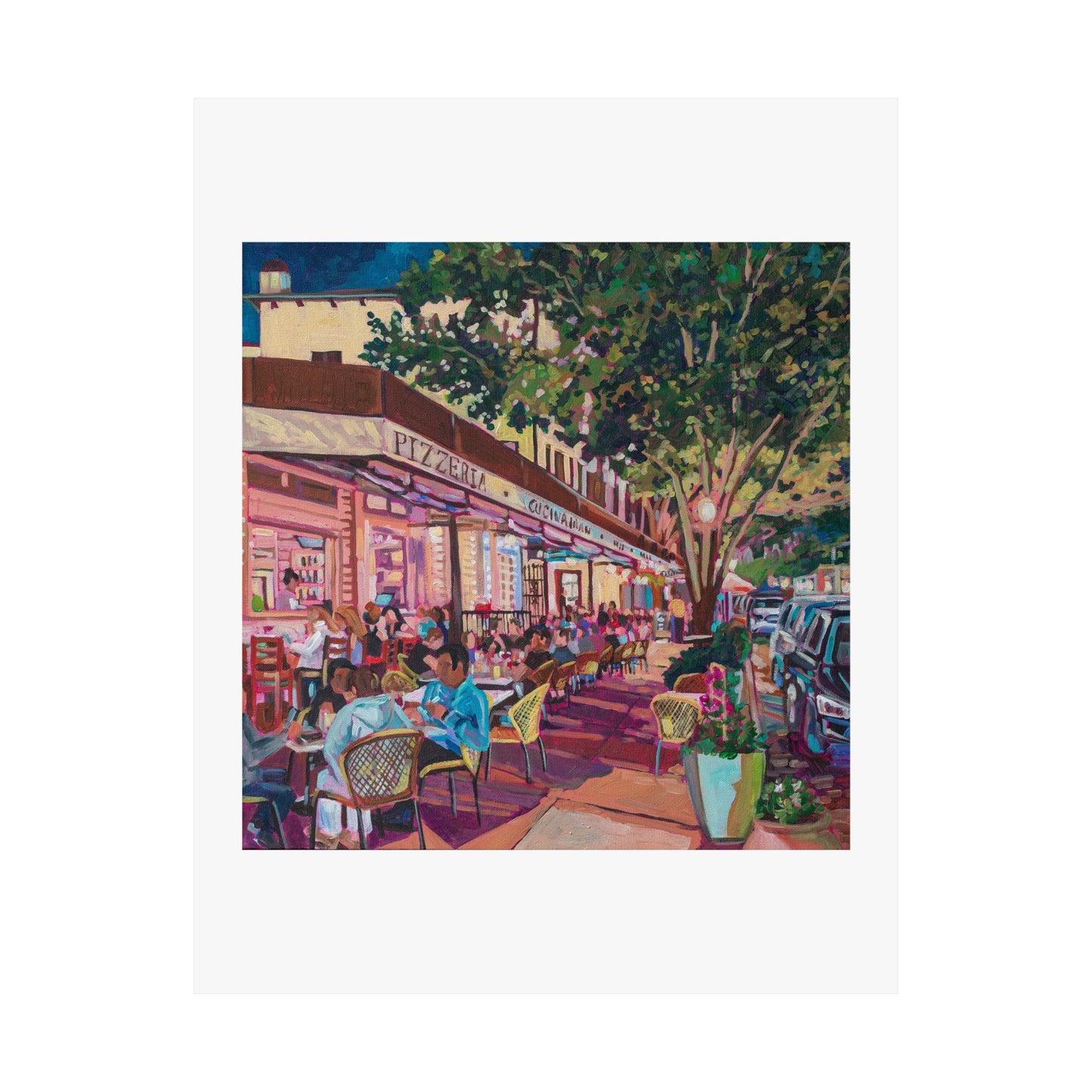 Winter Park Nightlife 7 — Fine Art Matte Paper Reproduction
