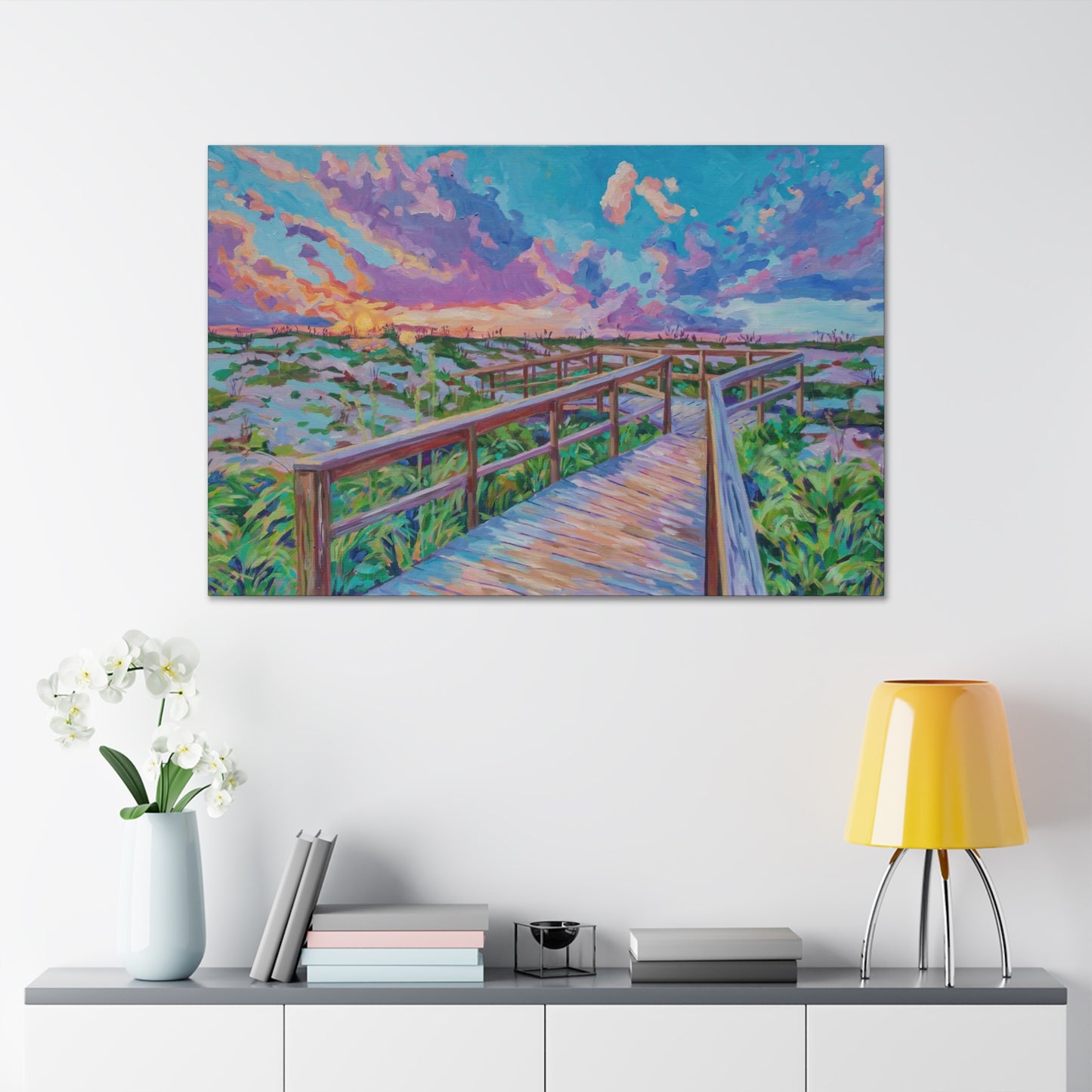 St Augustine Sunrise— Gallery Wrapped Canvas Reproduction