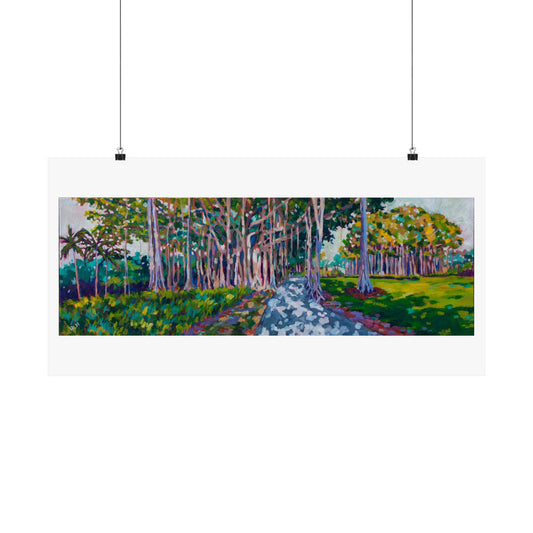 Ringling's Banyan—Matte Horizontal Poster Reproduction