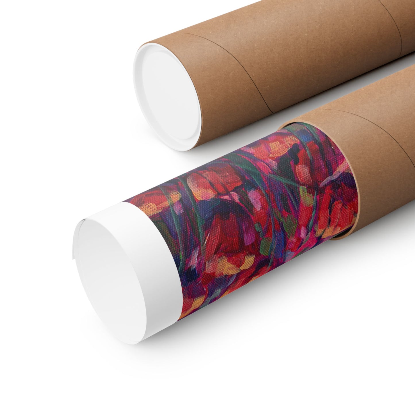 Poppies Floral— Matte Paper Poster Reproduction