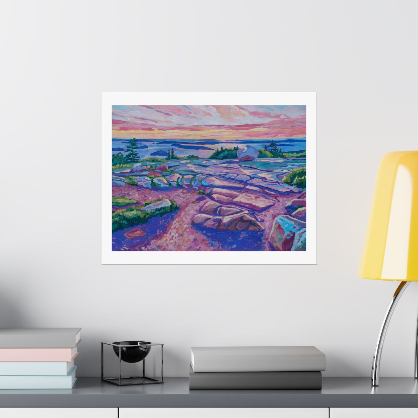 Cadillac Summit Sunrise, Acadia—Matte Horizontal Fine Art Poster Reproductions
