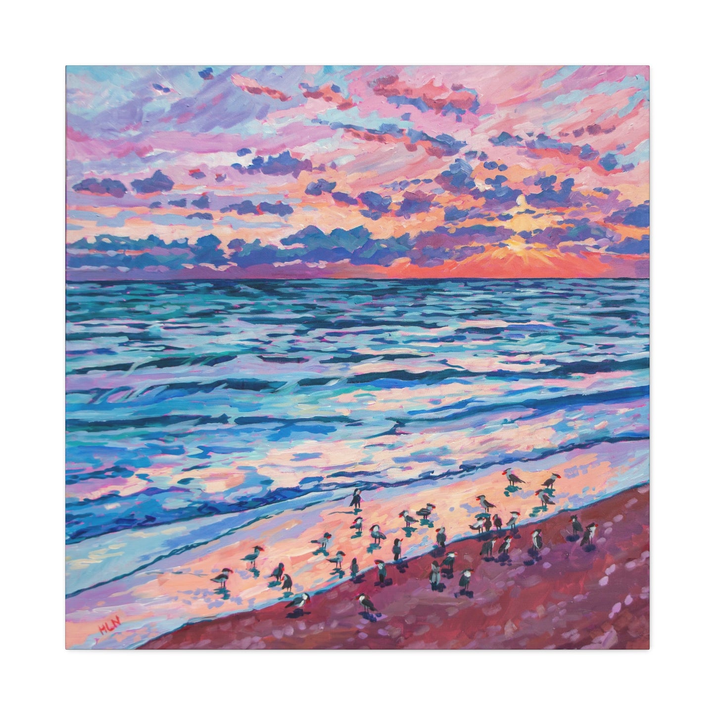 Morning Meetup— Gallery Wrapped Canvas Reproductions