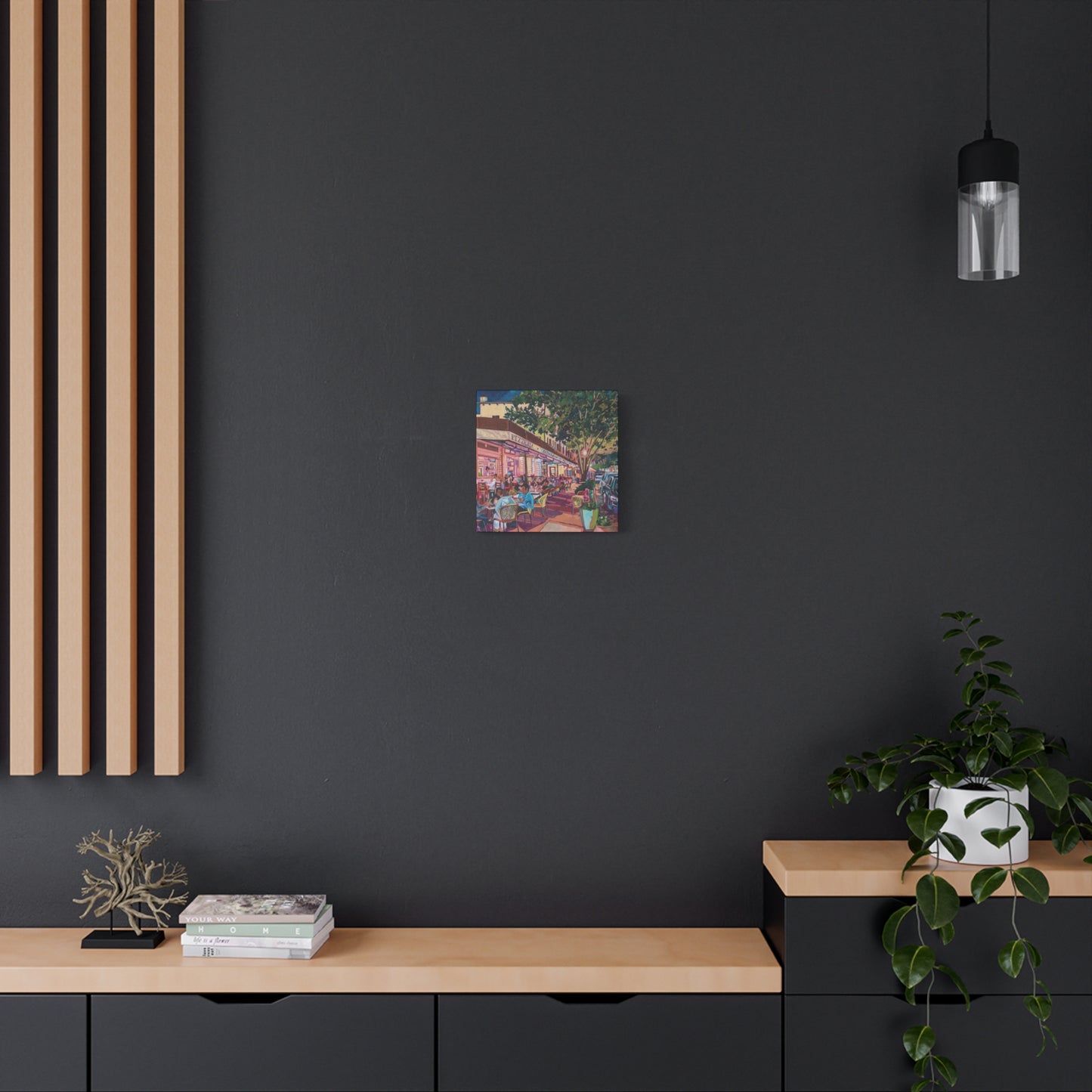 Winter Park Nightlife 7—Matte Canvas, Stretched, 1.25"