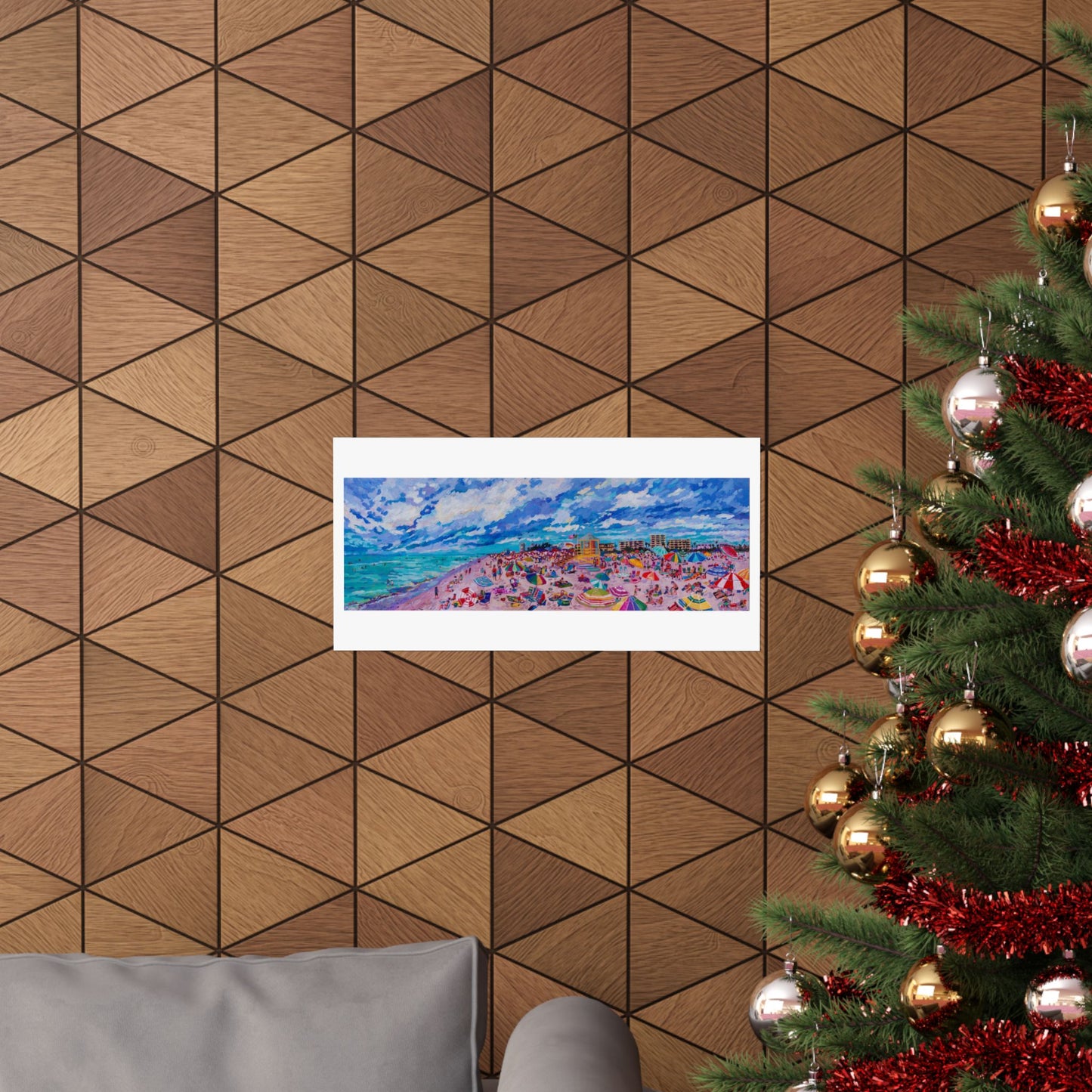 Busy Relaxing—Matte Horizontal Poster Reproduction