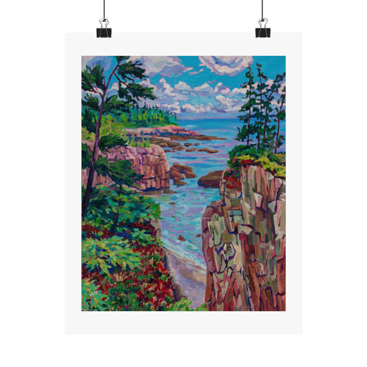 Raven's Nest 1 Acadia Maine— Fine Art Matte Paper  Reproduction