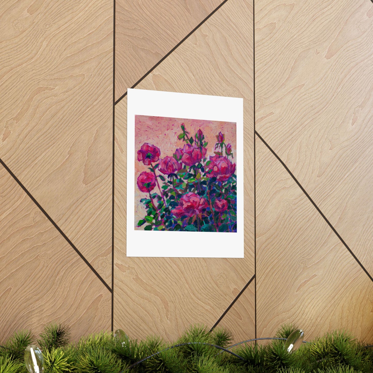 Rose color glasses— Matte Paper Poster Reproduction