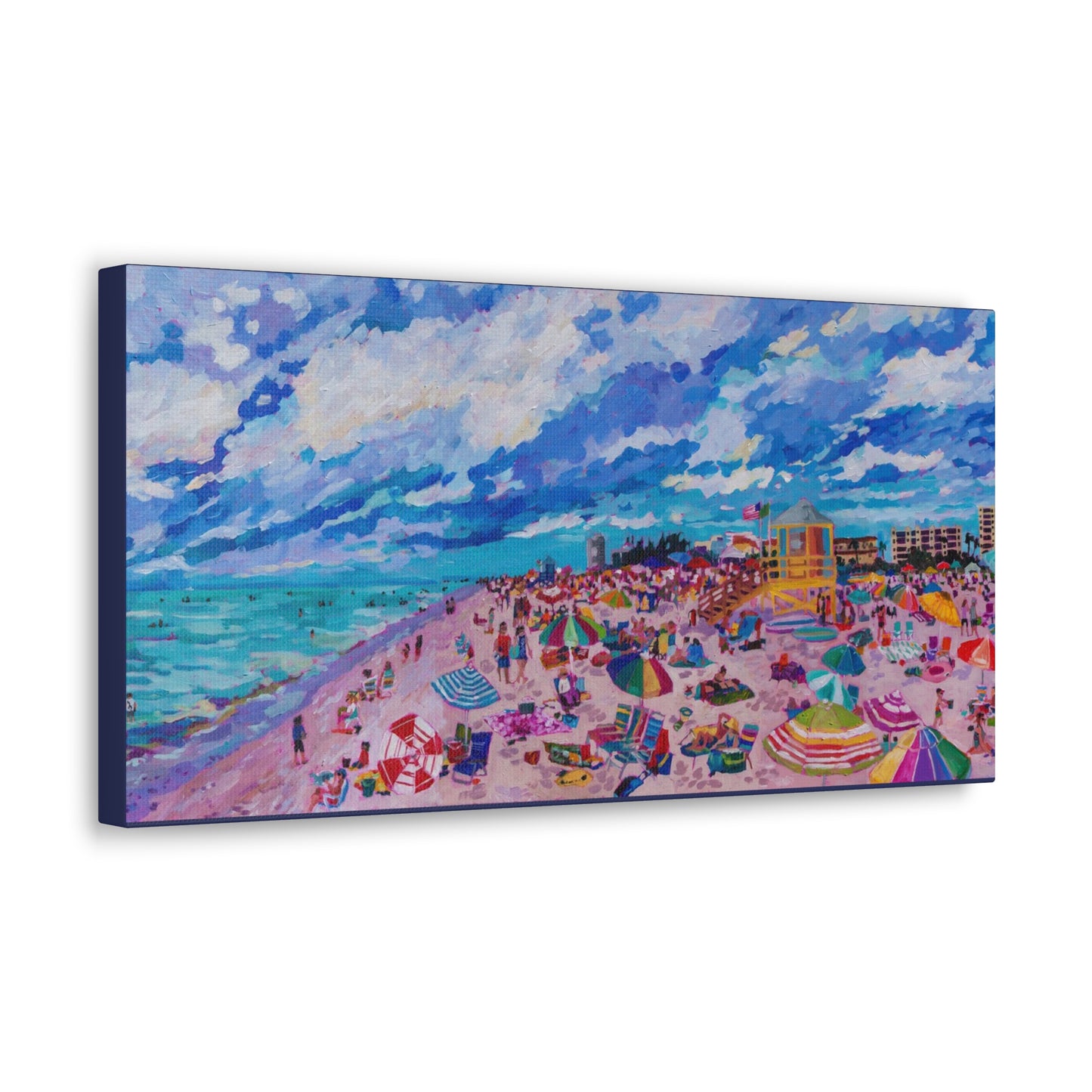 Busy Relaxing— Gallery Wrapped Canvas Reproduction