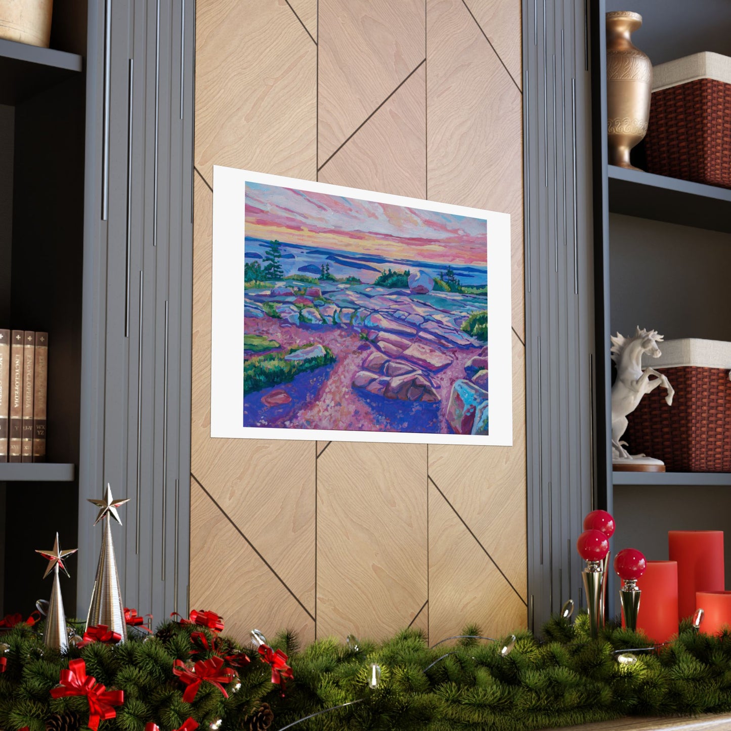 Cadillac Summit Sunrise, Acadia—Matte Horizontal Fine Art Poster Reproductions