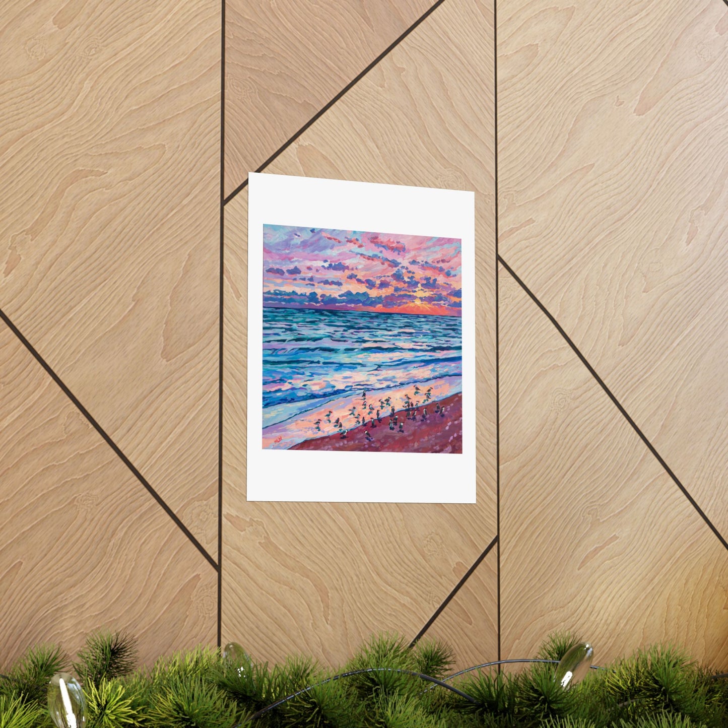 Morning Meetup— Matte Paper Poster Reproduction