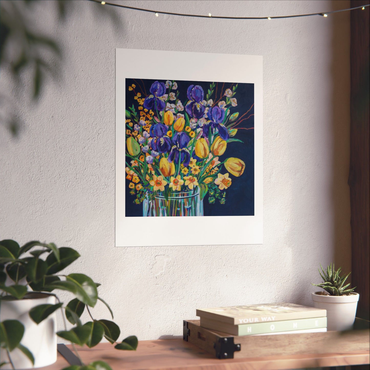 Spring Blooms Still life.— Matte Paper Poster Reproduction