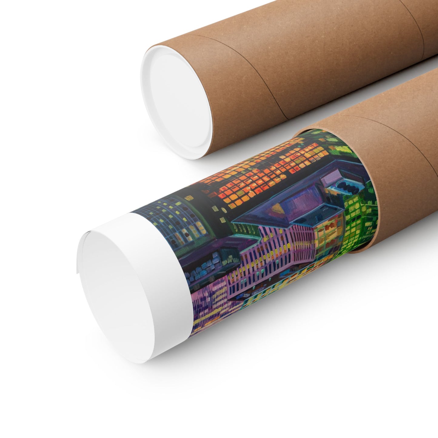 Empire at Dusk-NYC —Matte Horizontal Fine Art Poster Reproductions