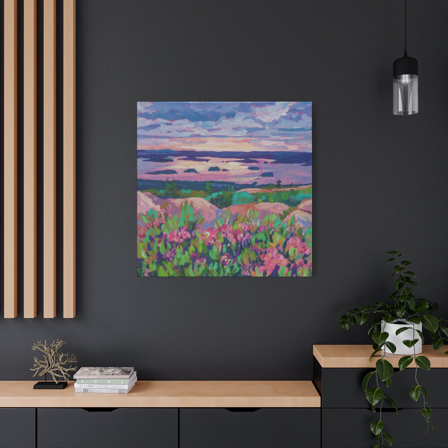 Cadillac Summit Sunset, Acadia —Matte Canvas, Stretched, 1.25"