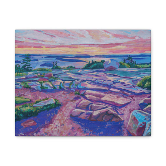 Cadillac Summit Sunrise, Acadia—Matte Canvas, Stretched, 1.25"