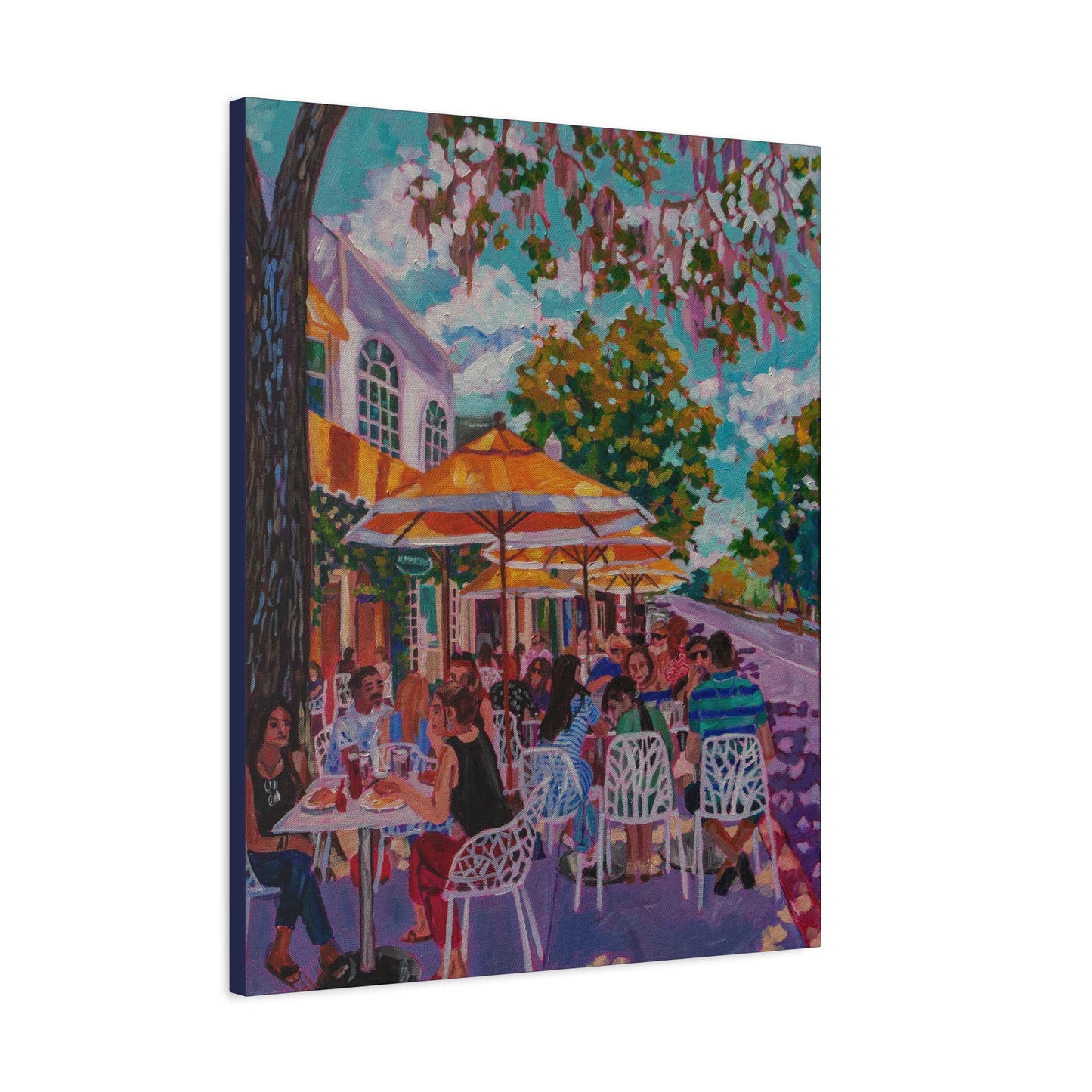 Lunch on Park Ave, Winter Park—Matte Canvas, Stretched, 1.25"