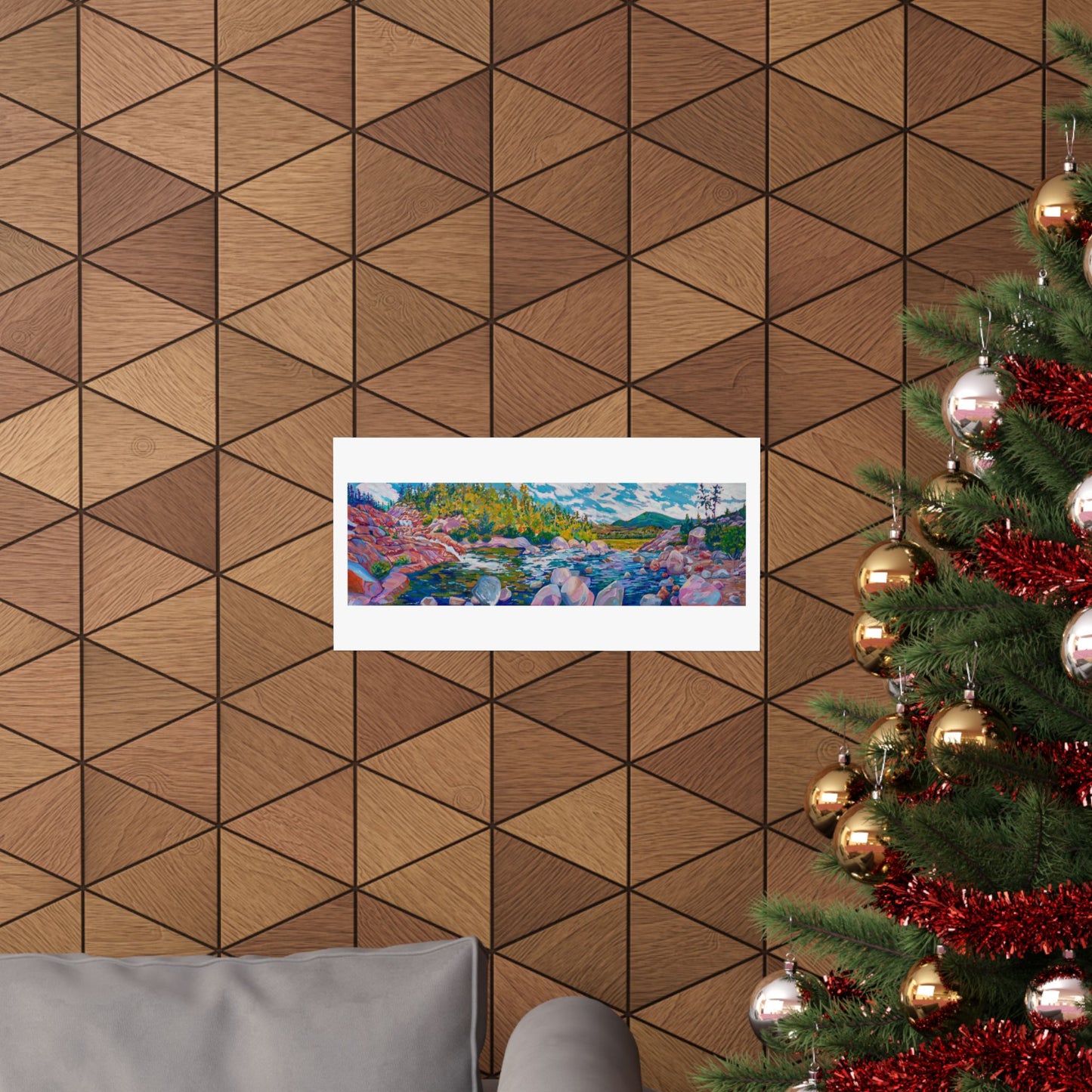 Alluvial Fan Rocky Mountain National Park—Matte Horizontal Poster Reproduction