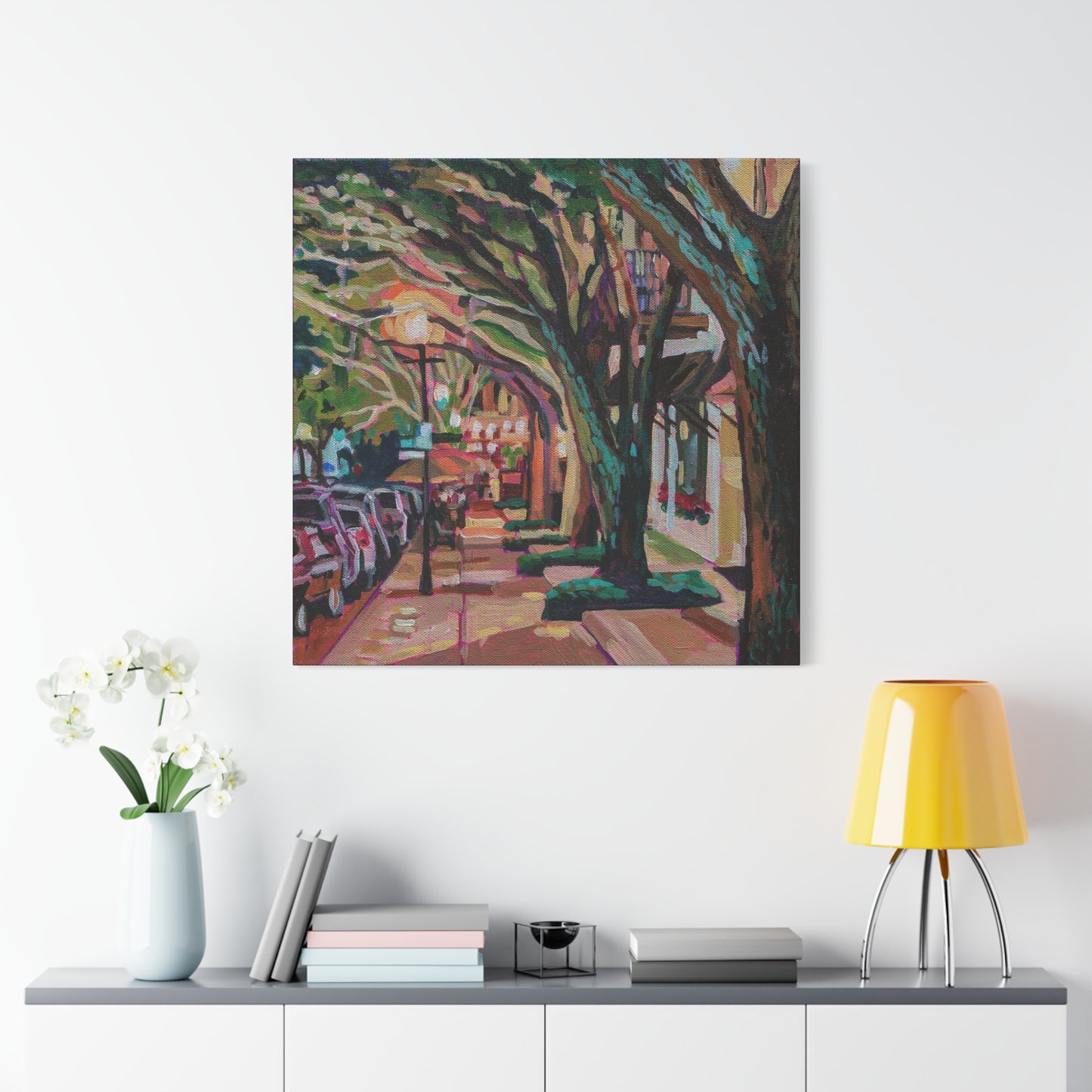 Winter Park Nightlife 4—Matte Canvas, Stretched, 1.25"