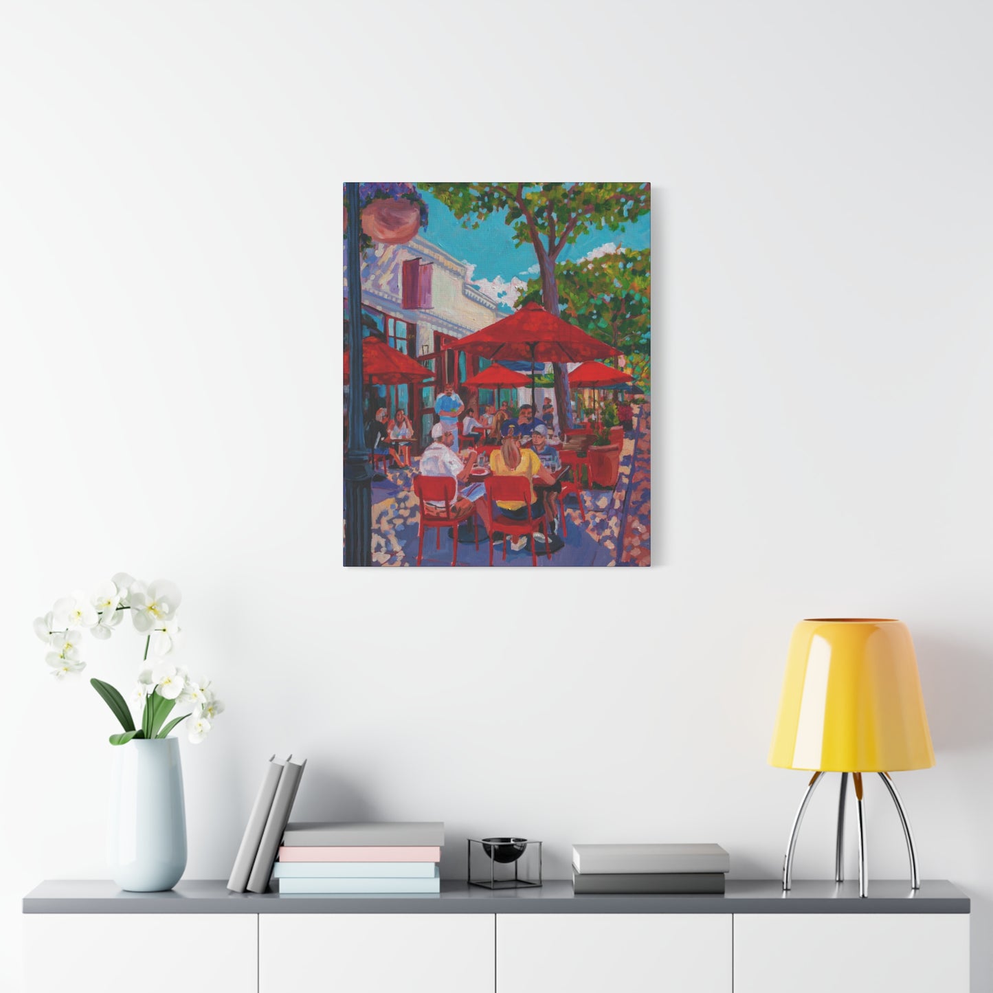 Lunch at Prato—Matte Canvas, Stretched, 1.25"