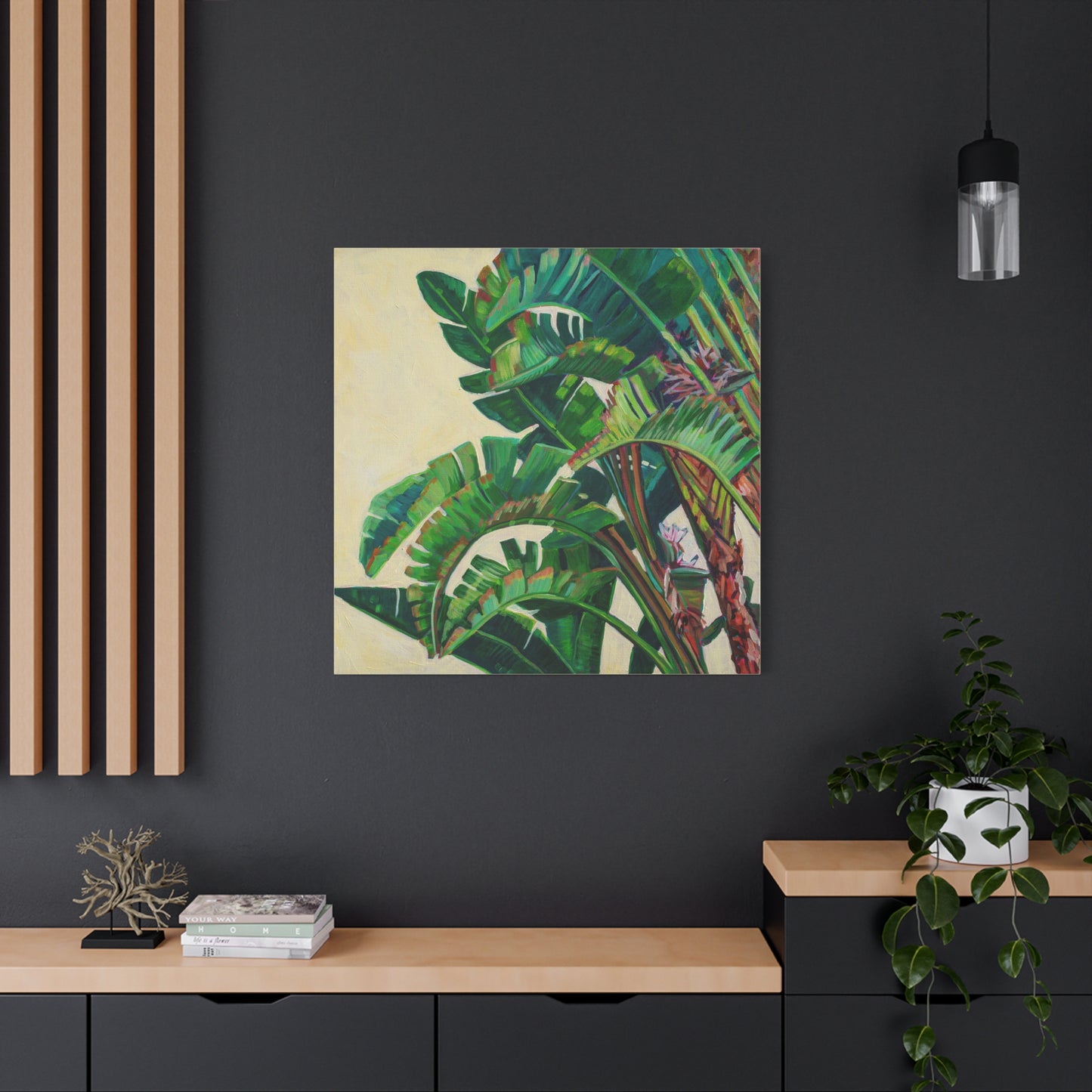Palm Detail #12 —Matte Canvas, Stretched, 1.25"