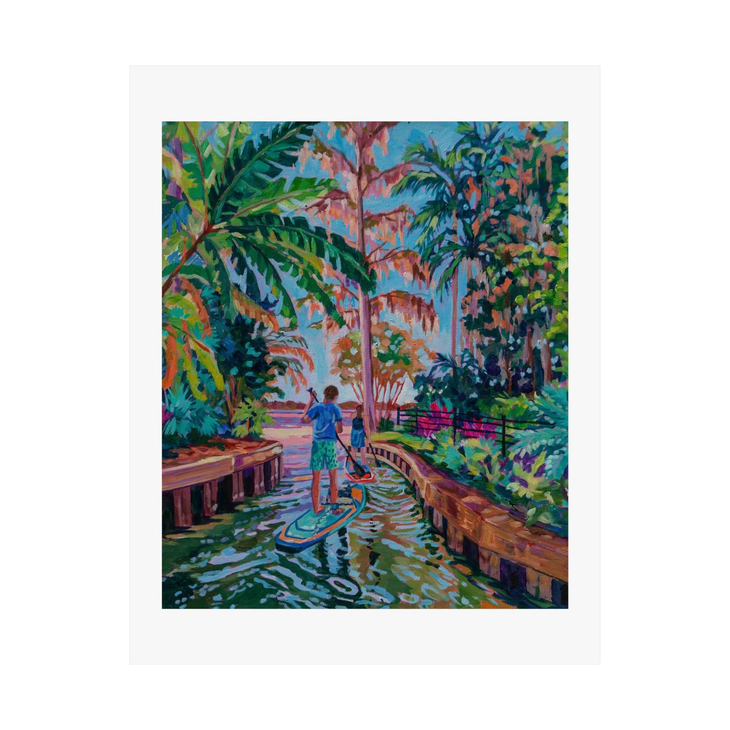 Golden Hour on the Water, Winter Park — Fine Art Matte Paper Reproduction
