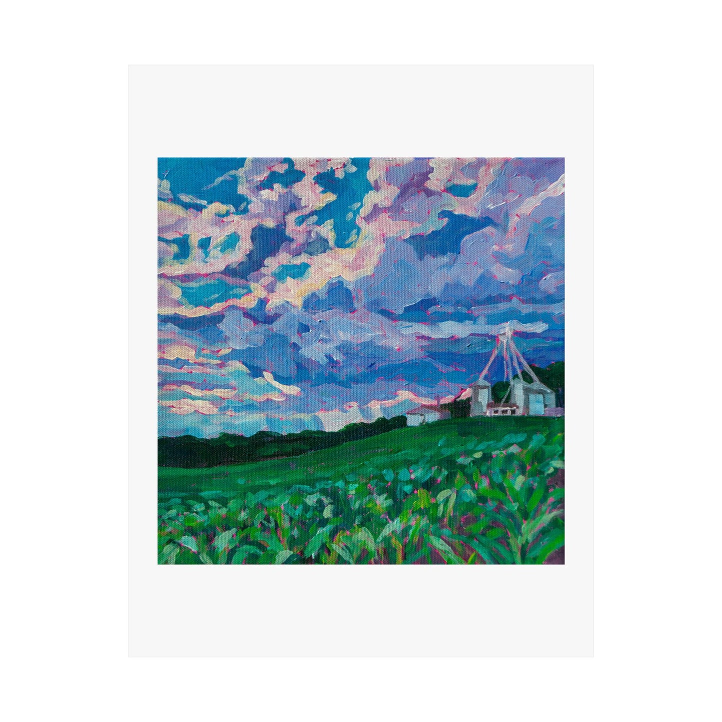 Michigan Farms 4— Matte Paper Poster Reproduction