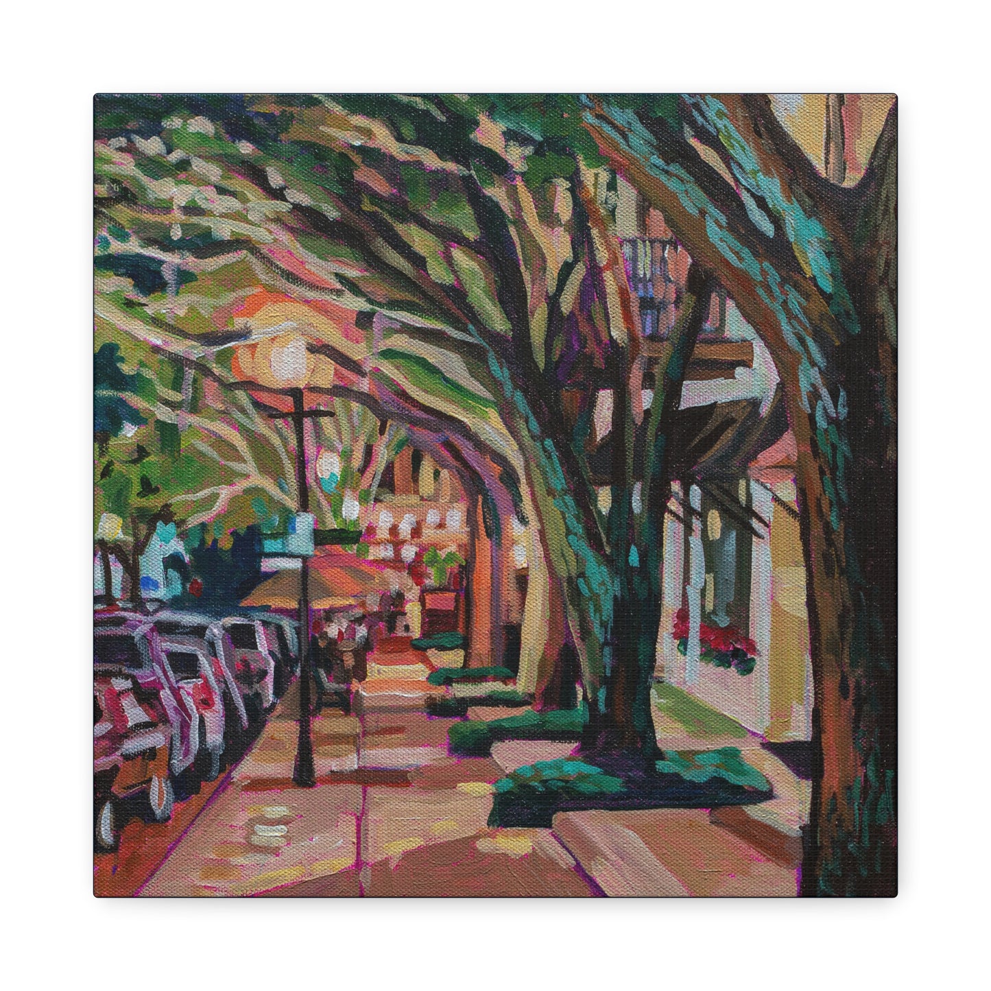 Winter Park Nightlife 4—Matte Canvas, Stretched, 1.25"