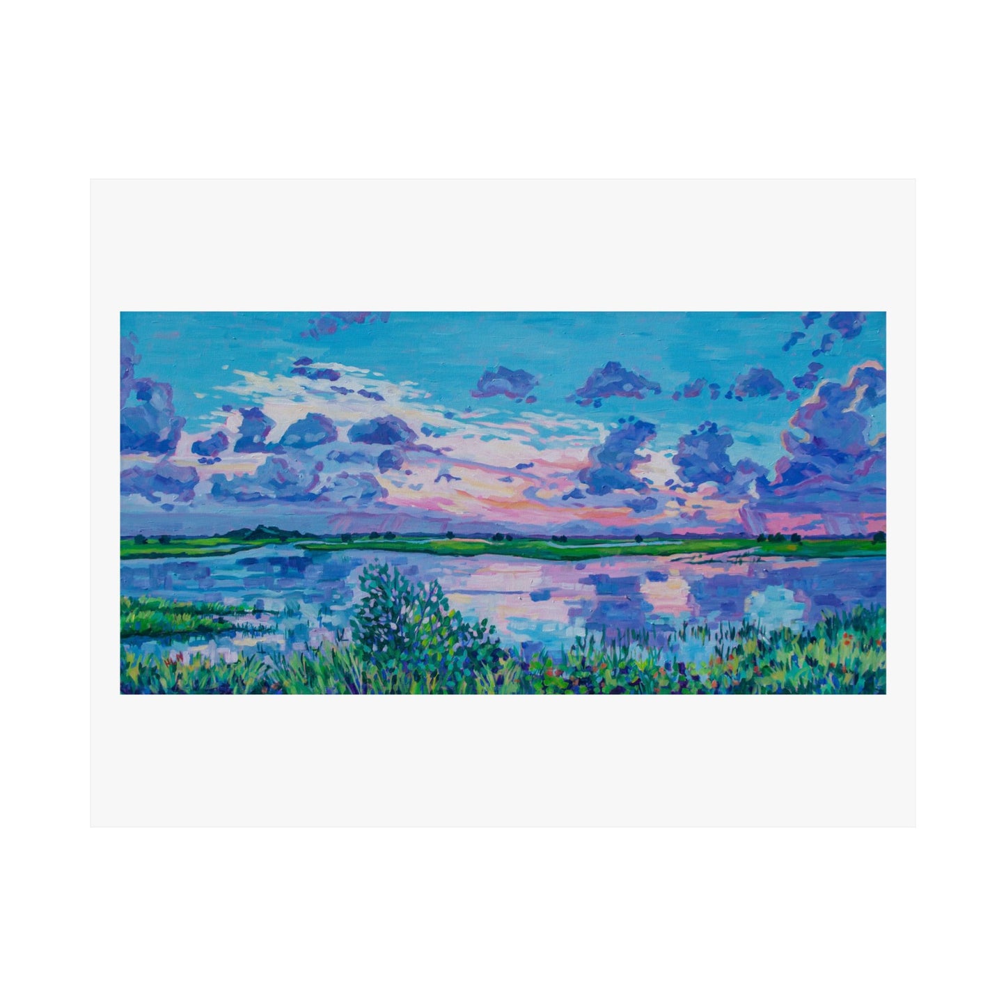 St Augustine Sunset —Matte Horizontal Poster Reproduction