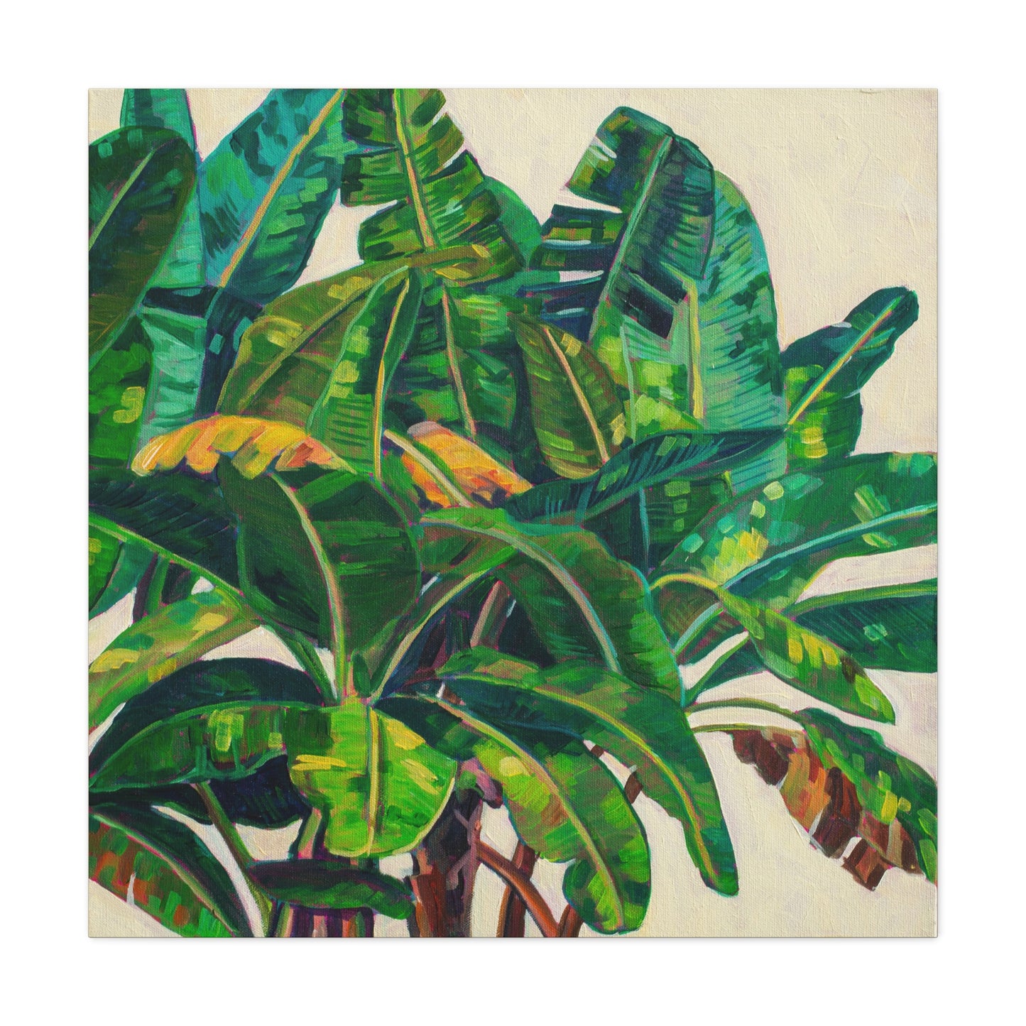 Palm Detail #11 —Matte Canvas, Stretched, 1.25"