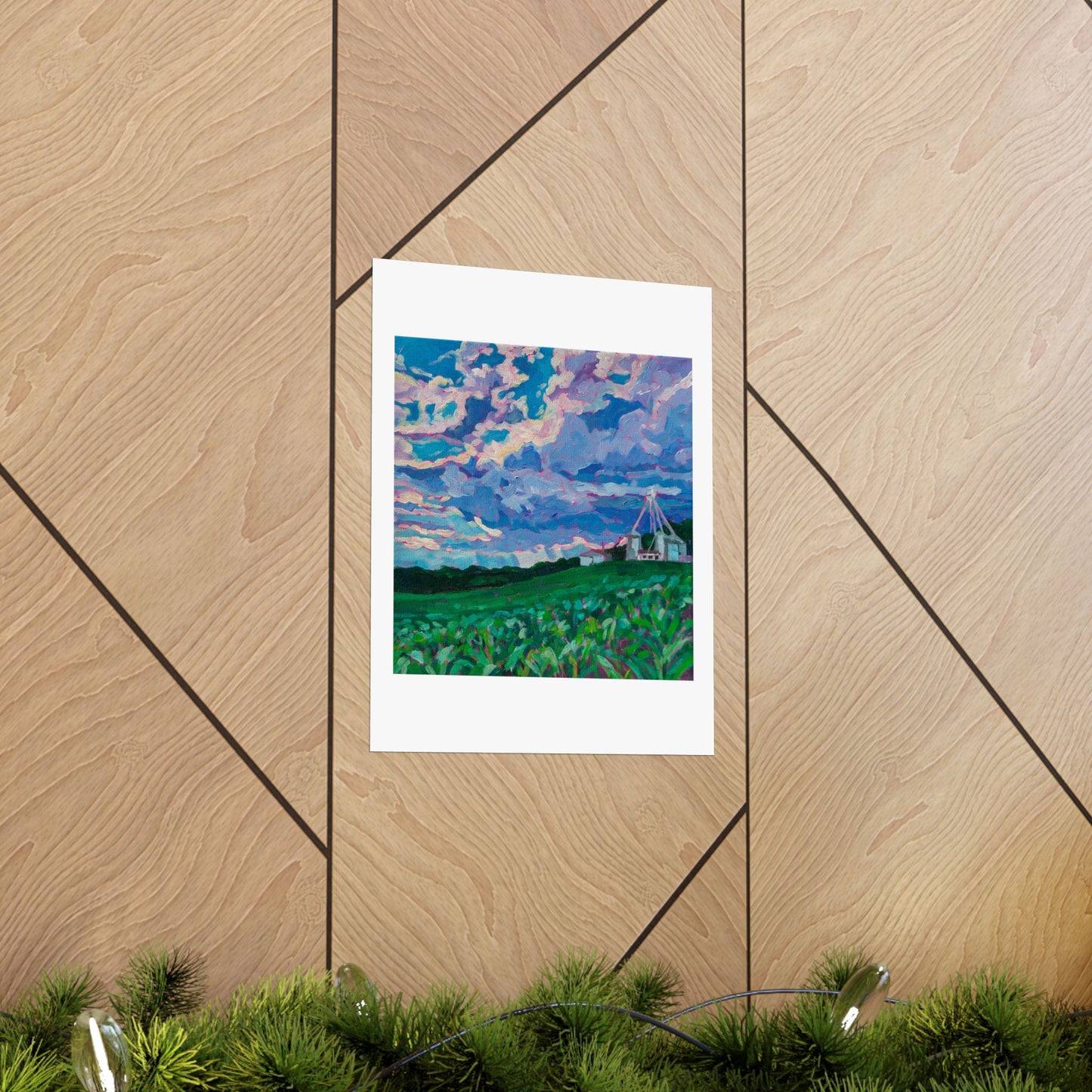 Michigan Farms 4— Matte Paper Poster Reproduction