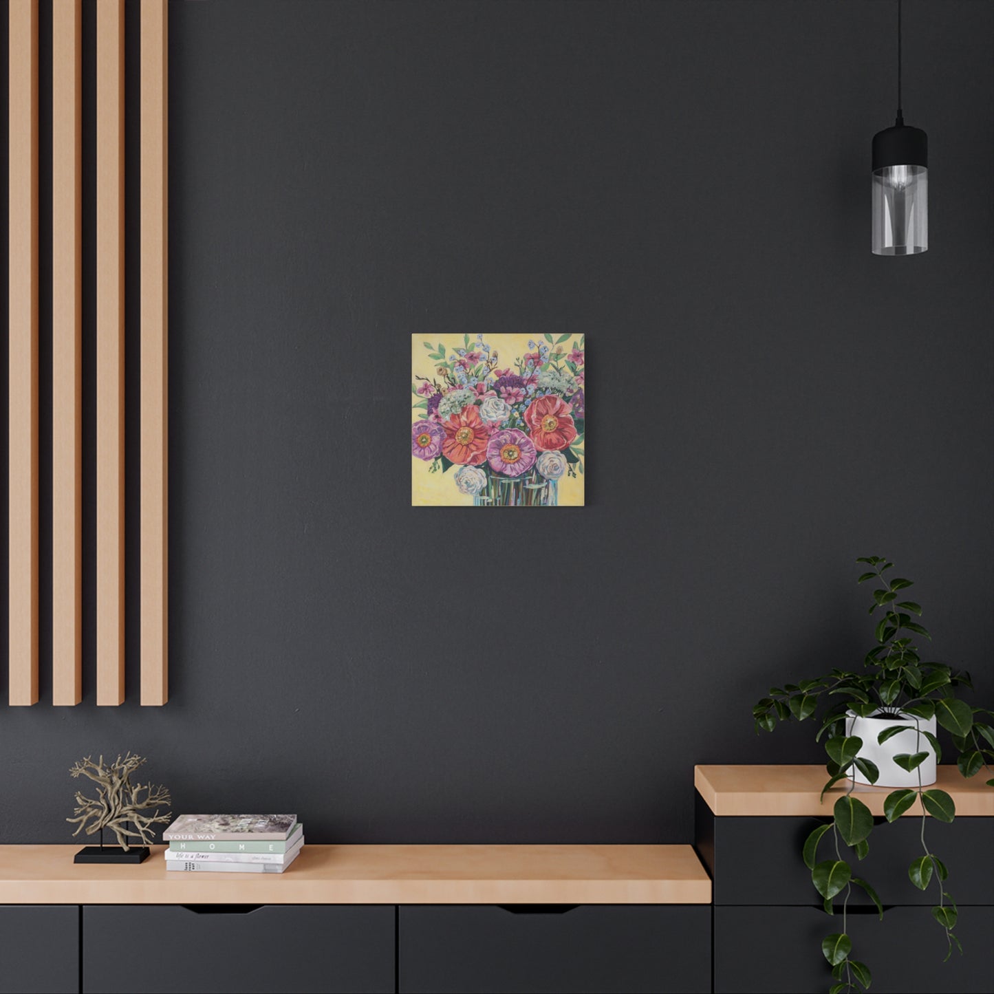 Bright Hibiscus Blooms—Matte Canvas, Stretched, 1.25"